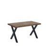 Mesa comedor con patas formas de X Mesa comedor con patas formas de X