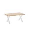 Mesa comedor con patas formas de X Mesa comedor con patas formas de X