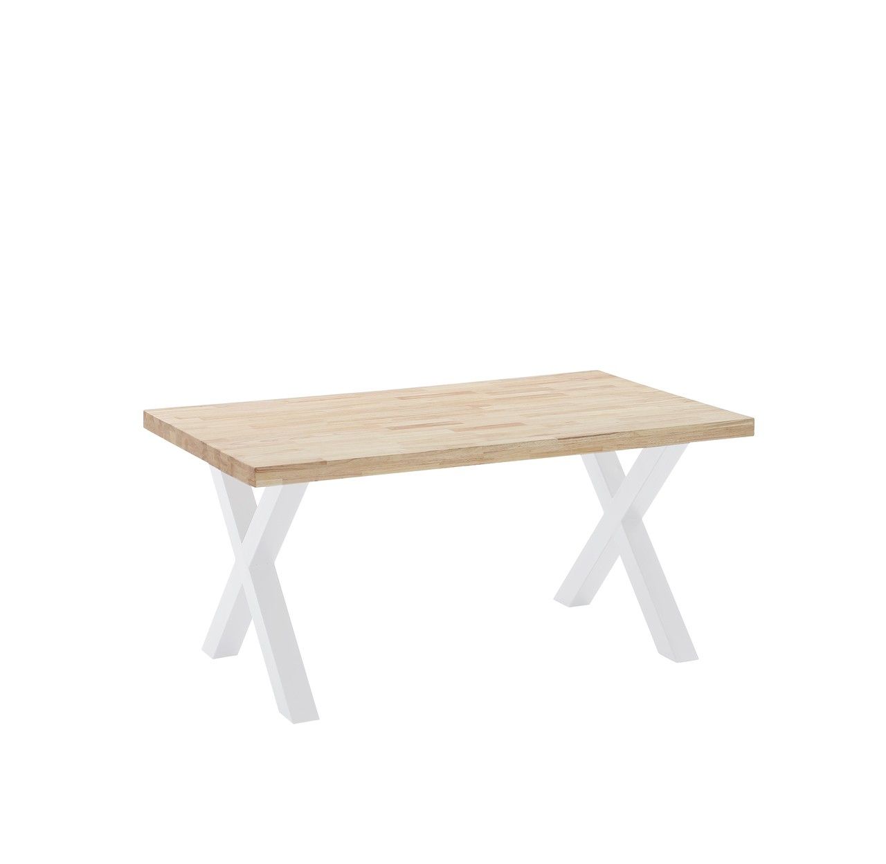 Mesa comedor con patas formas de X Mesa comedor con patas formas de X