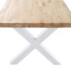 Mesa comedor con patas formas de X Mesa comedor con patas formas de X