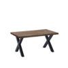 Mesa comedor con patas formas de X Mesa comedor con patas formas de X