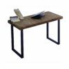 Mesa estudio tapa de madera y patas metálicas Mesa estudio tapa de madera y patas metálicas
