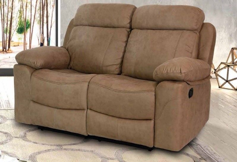 Conjunto de sofá relax 3 plazas más 2 plaza simil piel