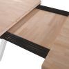 Mesa comedor con patas formas de X extensible nordish blanco-7 Mesa comedor con patas formas de X extensible nordish blanco-7