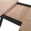 Mesa comedor con patas formas de X extensible nordish negro 7 Mesa comedor con patas formas de X extensible nordish negro 7