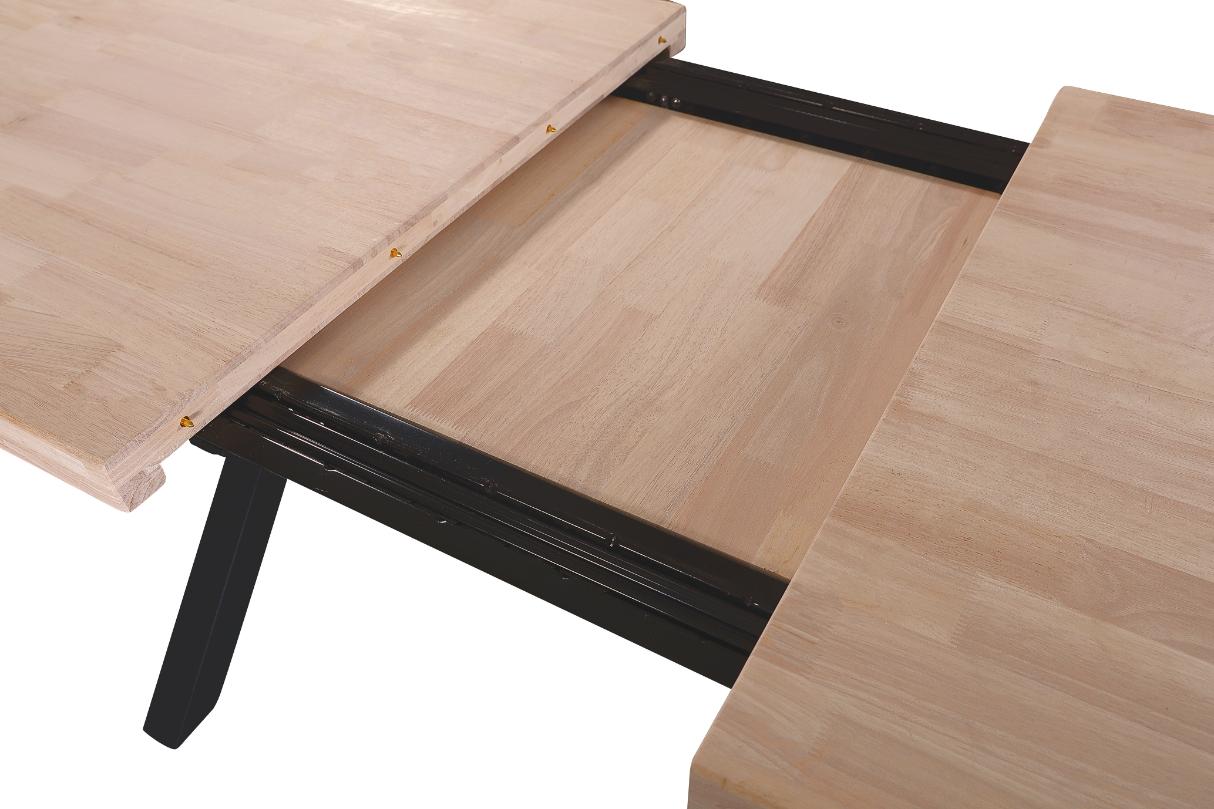 Mesa comedor con patas formas de X extensible nordish negro 7 Mesa comedor con patas formas de X extensible nordish negro 7