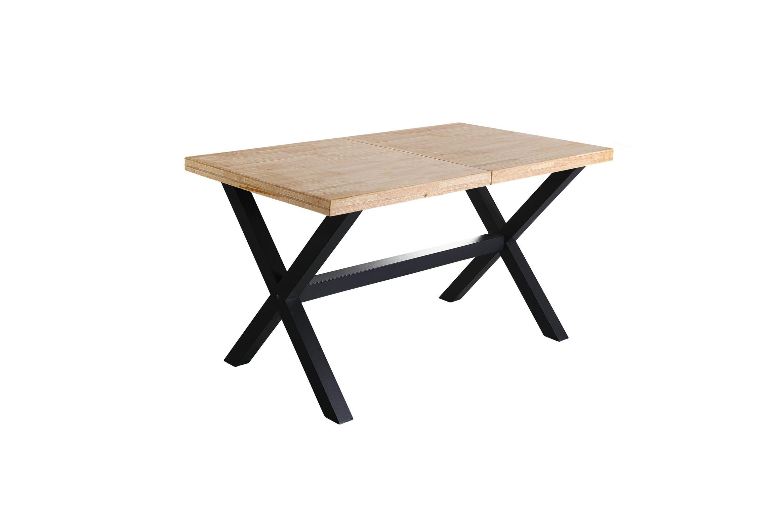Mesa comedor con patas formas de X nordish negro -1 Mesa comedor con patas formas de X nordish negro -1
