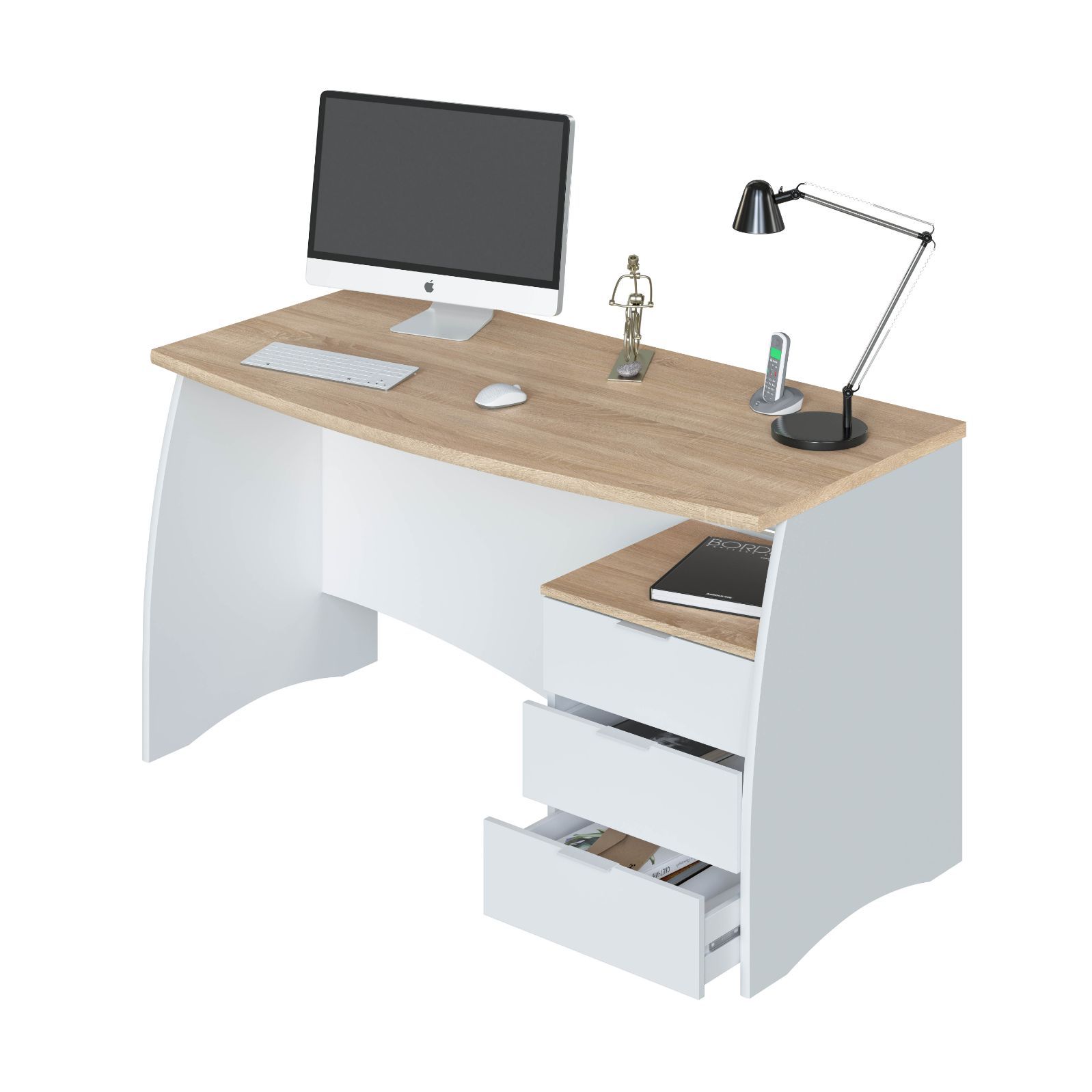 Mesa oficina con cajones