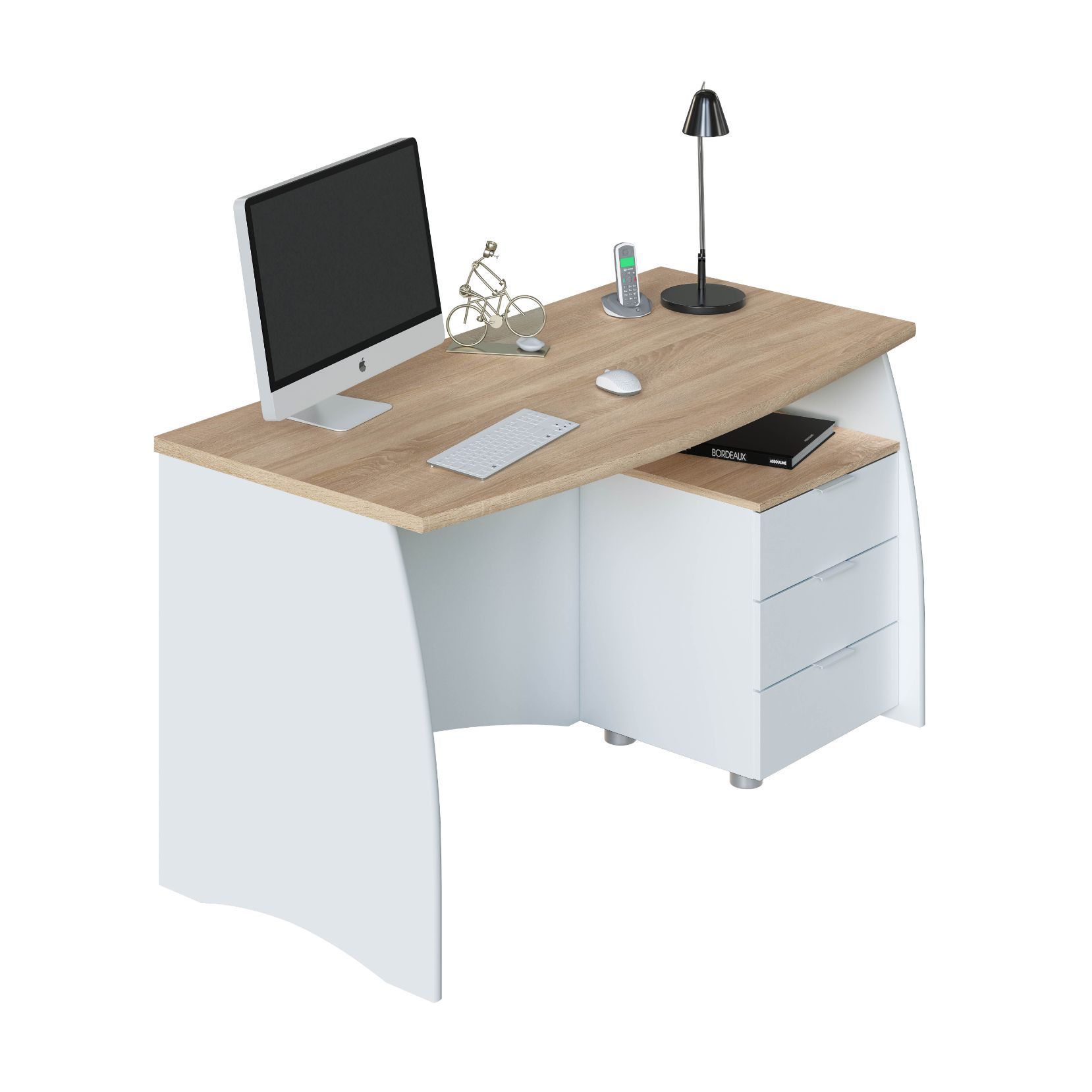 Mesa oficina con cajones