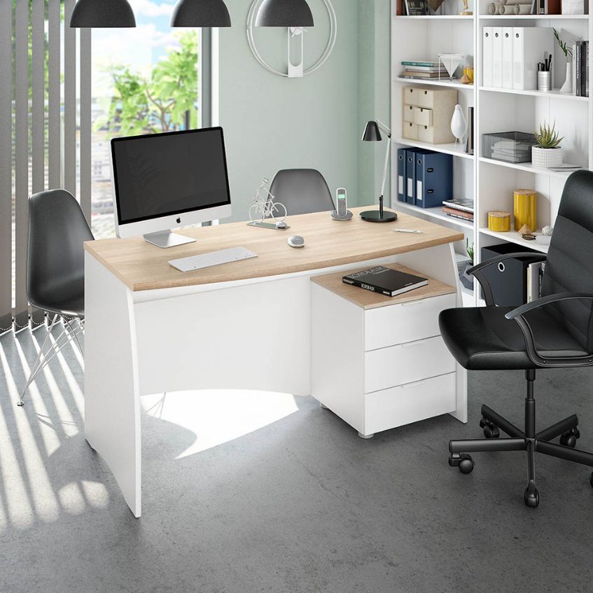 Mesa oficina con cajones