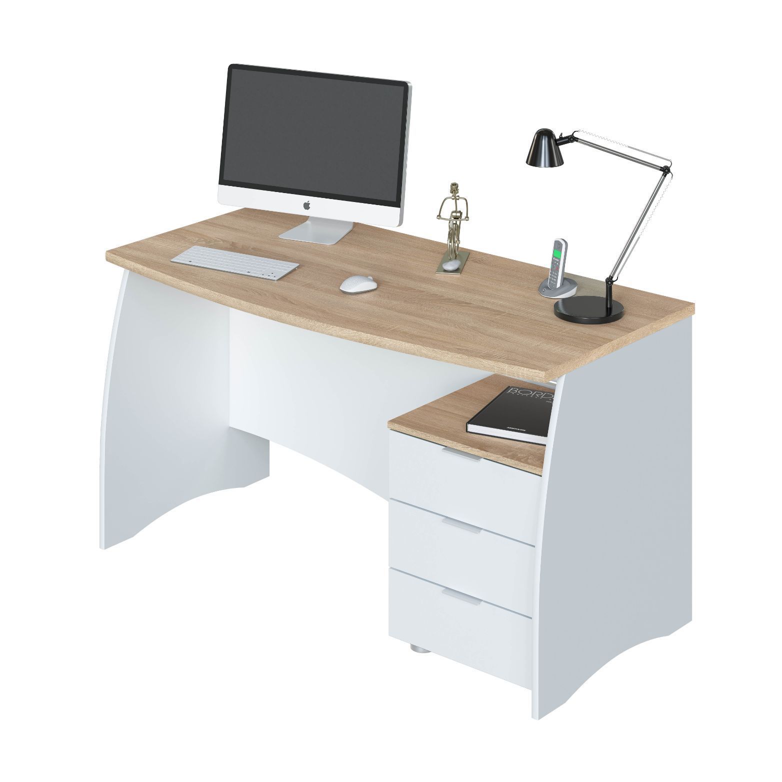 Mesa oficina con cajones
