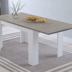 mesa de comedor extensible hasta 198 cm