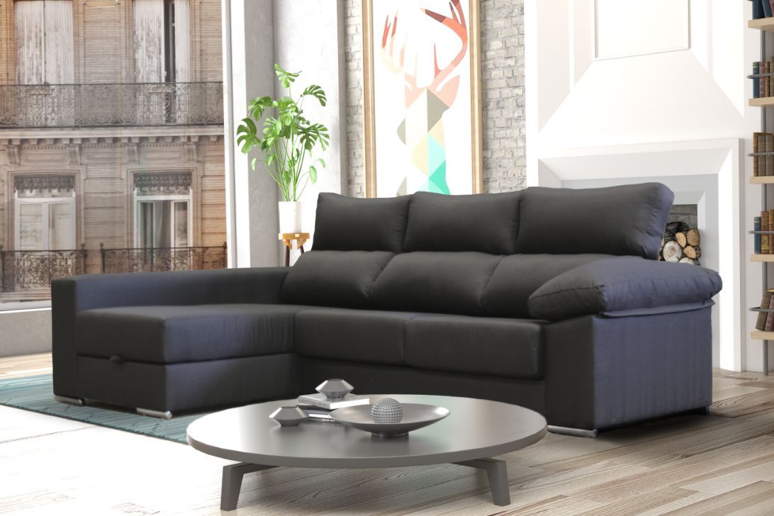 Sofá Chaiselongue estilo clásico