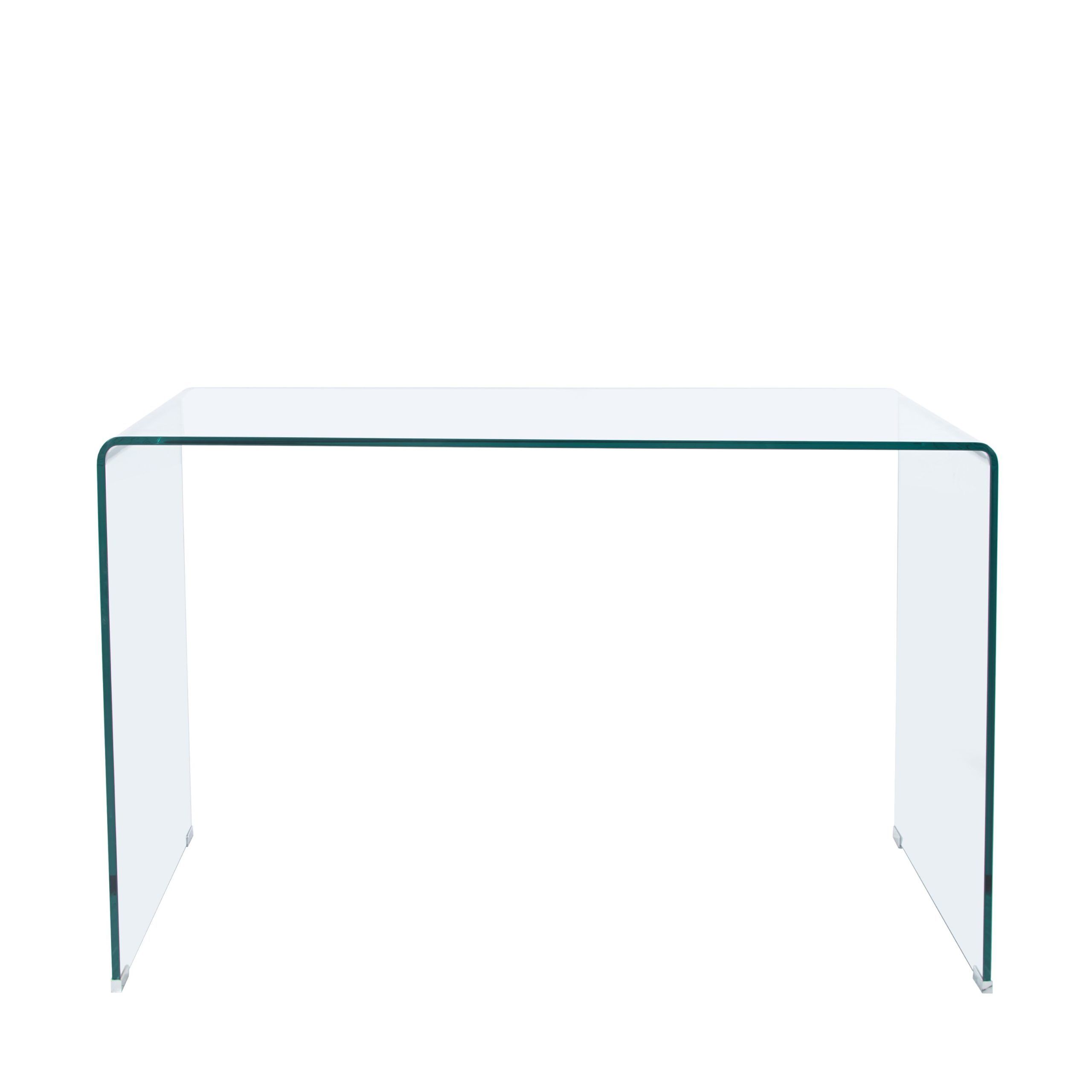 Mesa de estudio cristal transparente Mesa de estudio cristal transparente