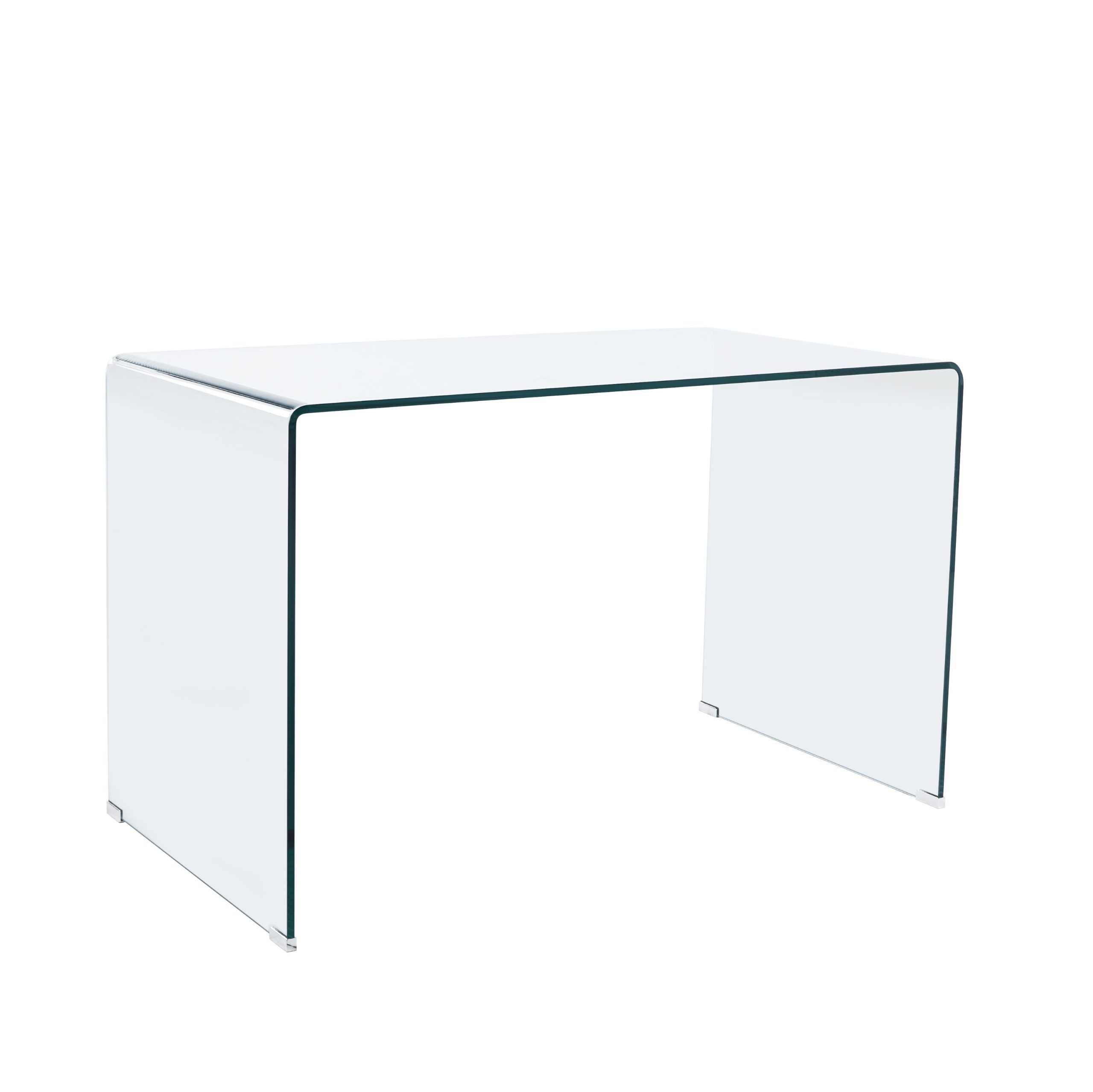 Mesa de estudio cristal transparente2 Mesa de estudio cristal transparente2