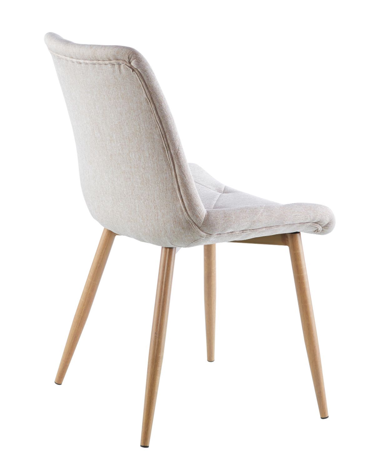 silla comedor estructura metálica imitando madera