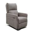 Butaca relax tapizada en gris abatible Butaca relax tapizada en gris abatible