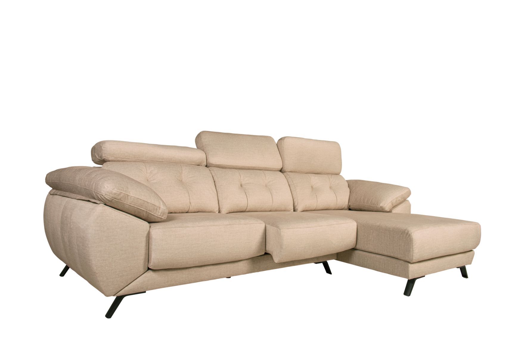 Chaise longe de 235 cm. con capitoné1