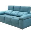 Sofá armazón de madera y respaldo reclinable Sofá armazón de madera y respaldo reclinable