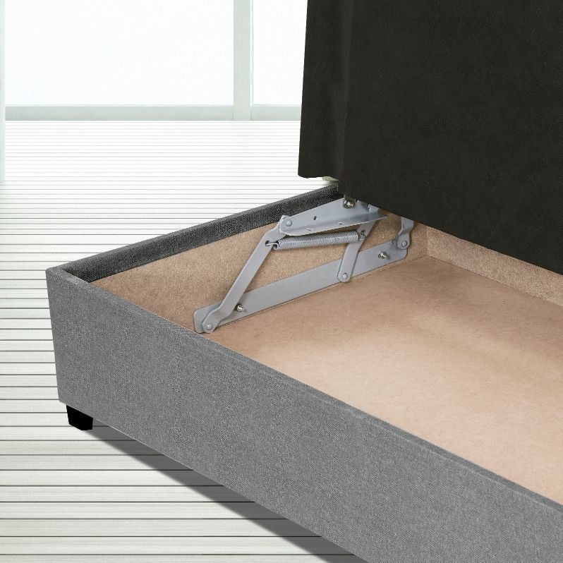 Sofá cama con base tapizada_detalle_arcon