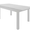 mesa extensible en madera nieve abierta mesa extensible en madera nieve abierta