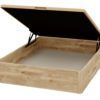 Canapé con tapa tapizada 35 cm alto roble3 Canapé con tapa tapizada 35 cm alto roble3