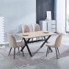 CONJUNTO-Mesa de comedor patas en X CONJUNTO-Mesa de comedor patas en X