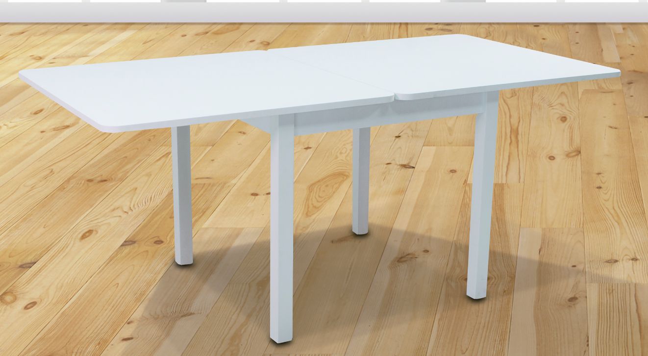 Mesa de comedor blanca libro_abierta