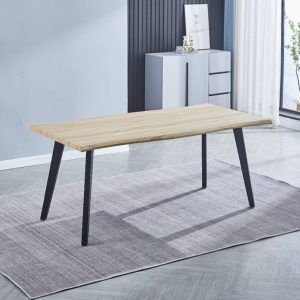 Mesa de comedor rectangular fija