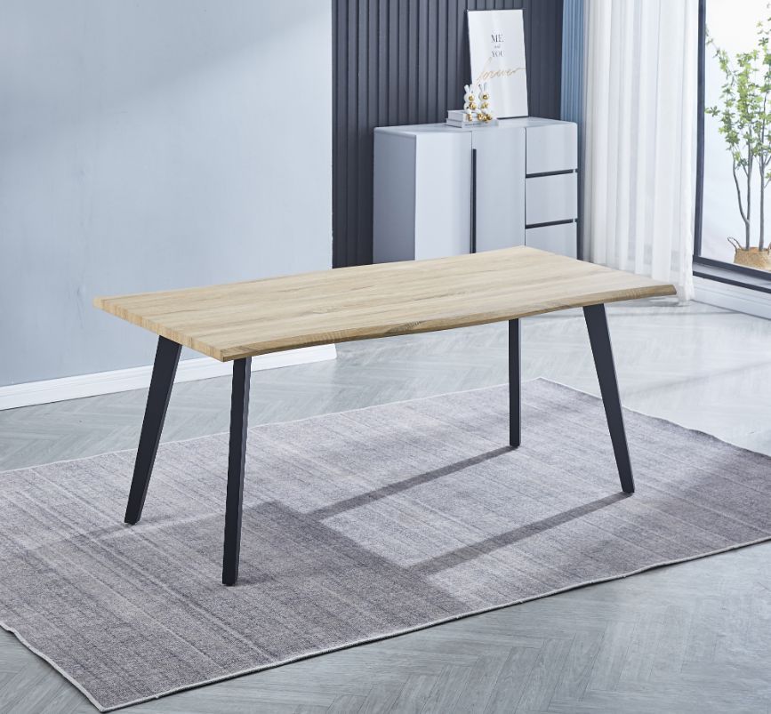 Mesa de comedor rectangular fija
