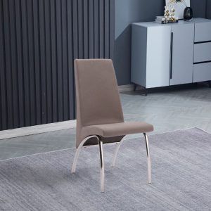 Silla de comedor de diseño tapizada_marengo