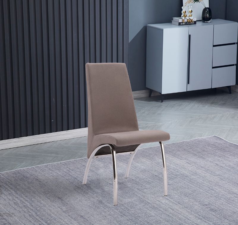 Silla de comedor de diseño tapizada_marengo