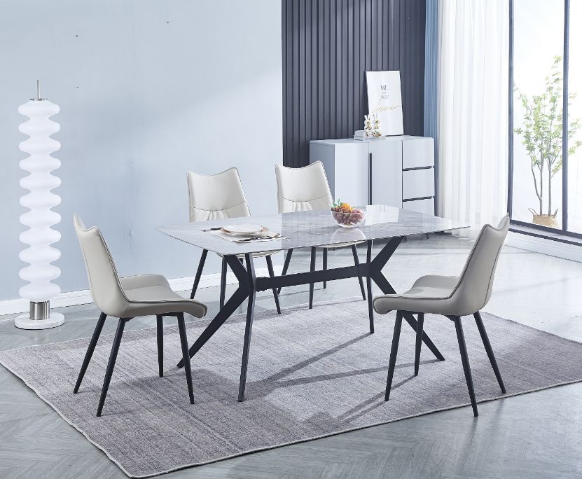 Silla de salón tapizada simil piel_CONJUNTO_beig