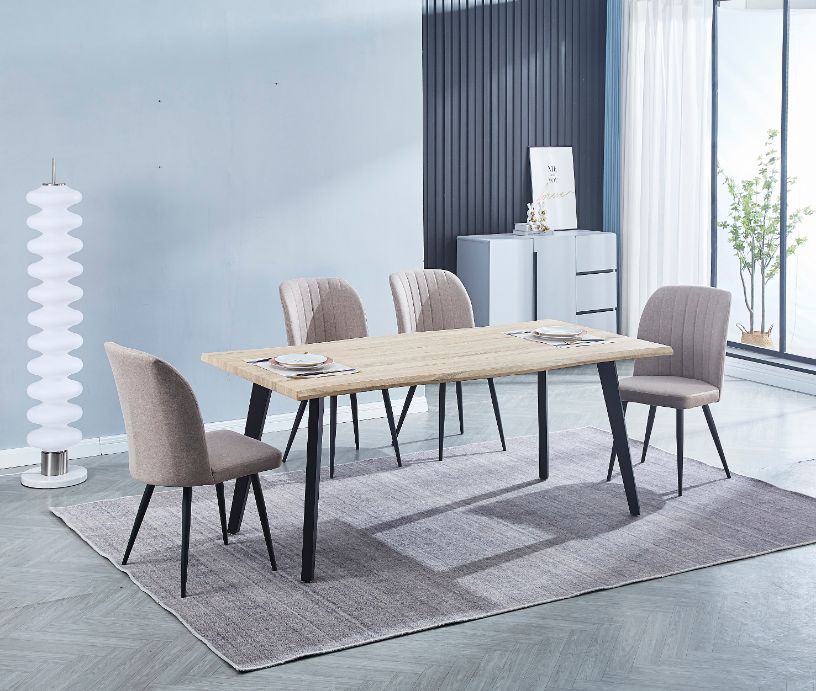 conjunto_Mesa de comedor rectangular fija