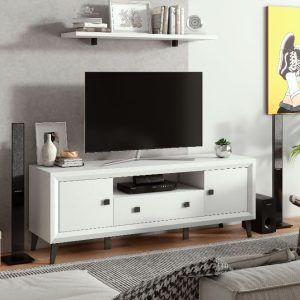 Mueble de Tv blanco 187 cm