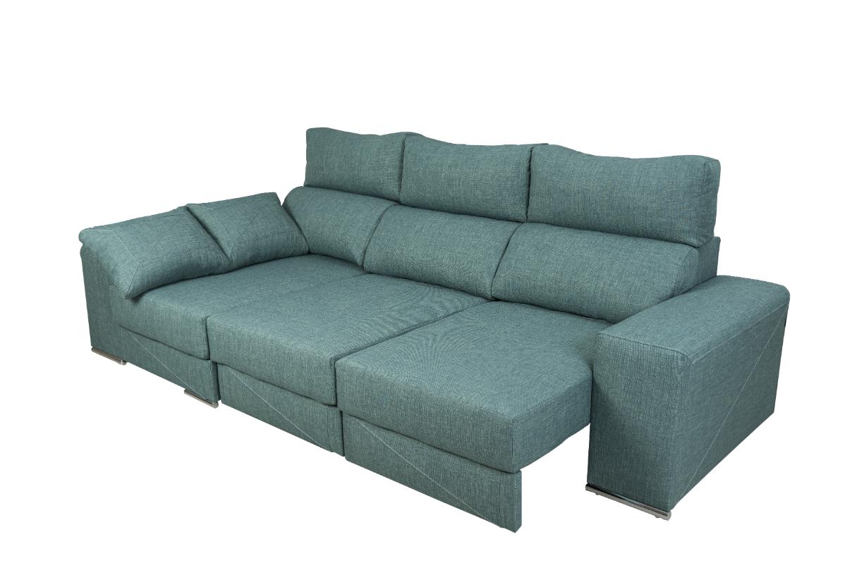 Chaise Longe detalle cojines decorativos 300 cm