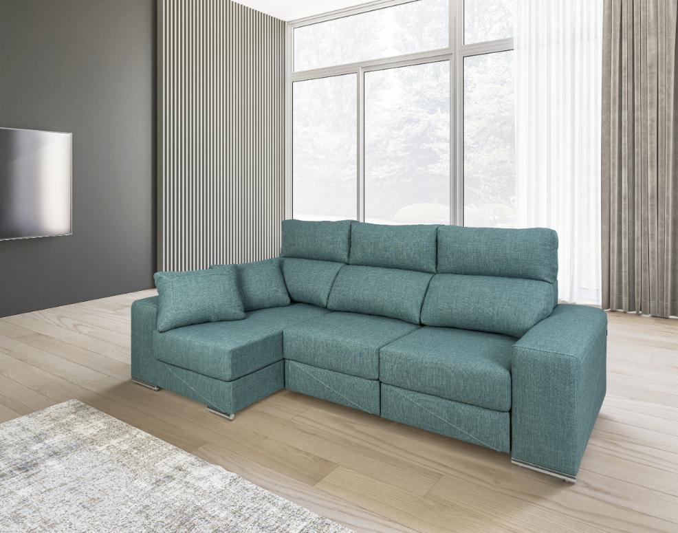Chaise Longe detalle cojines decorativos 300 cm