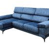 Chaise Longue con arcón azul Chaise Longue con arcón azul