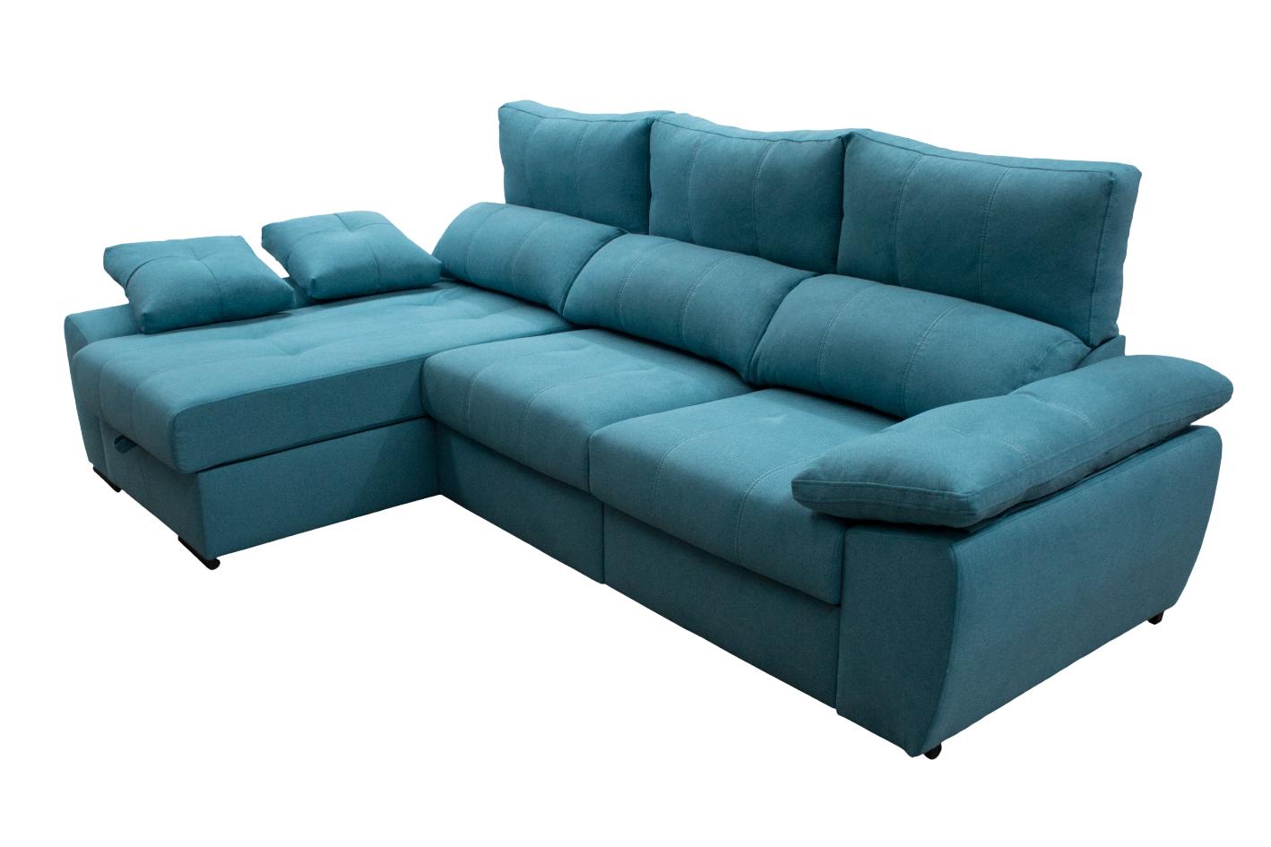 Chaise Longue con cojines decorativos