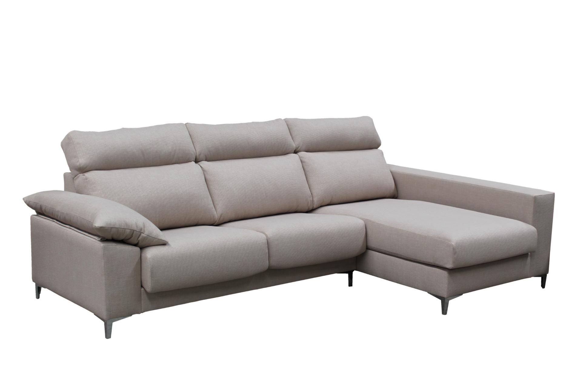 Chaise Longue con pata metálica 10 cm.