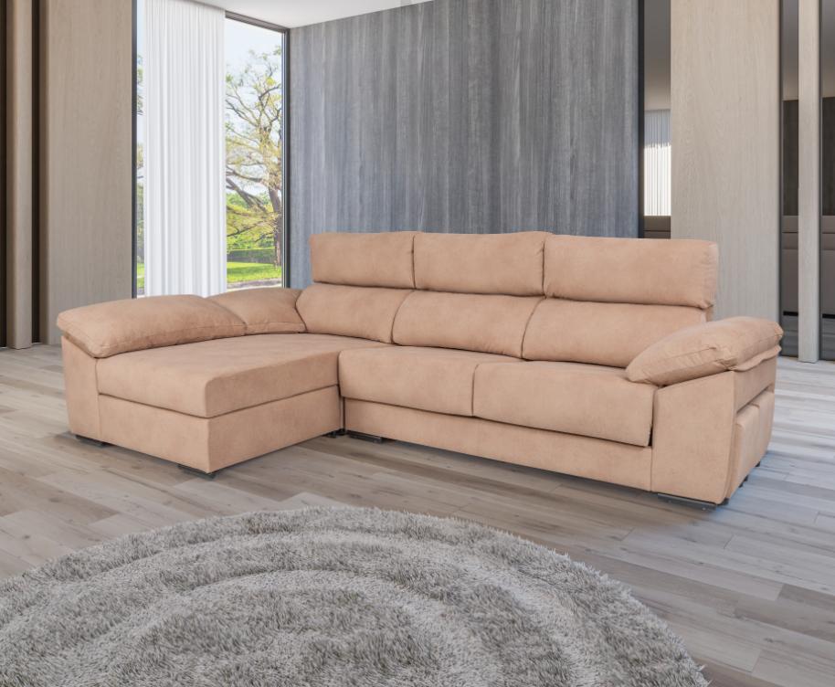 Chaise Longue patas dobles metal