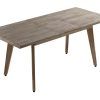 Mesa de comedor de madera de roble EXTENSIBLE HONEY-2 Mesa de comedor de madera de roble EXTENSIBLE HONEY-2