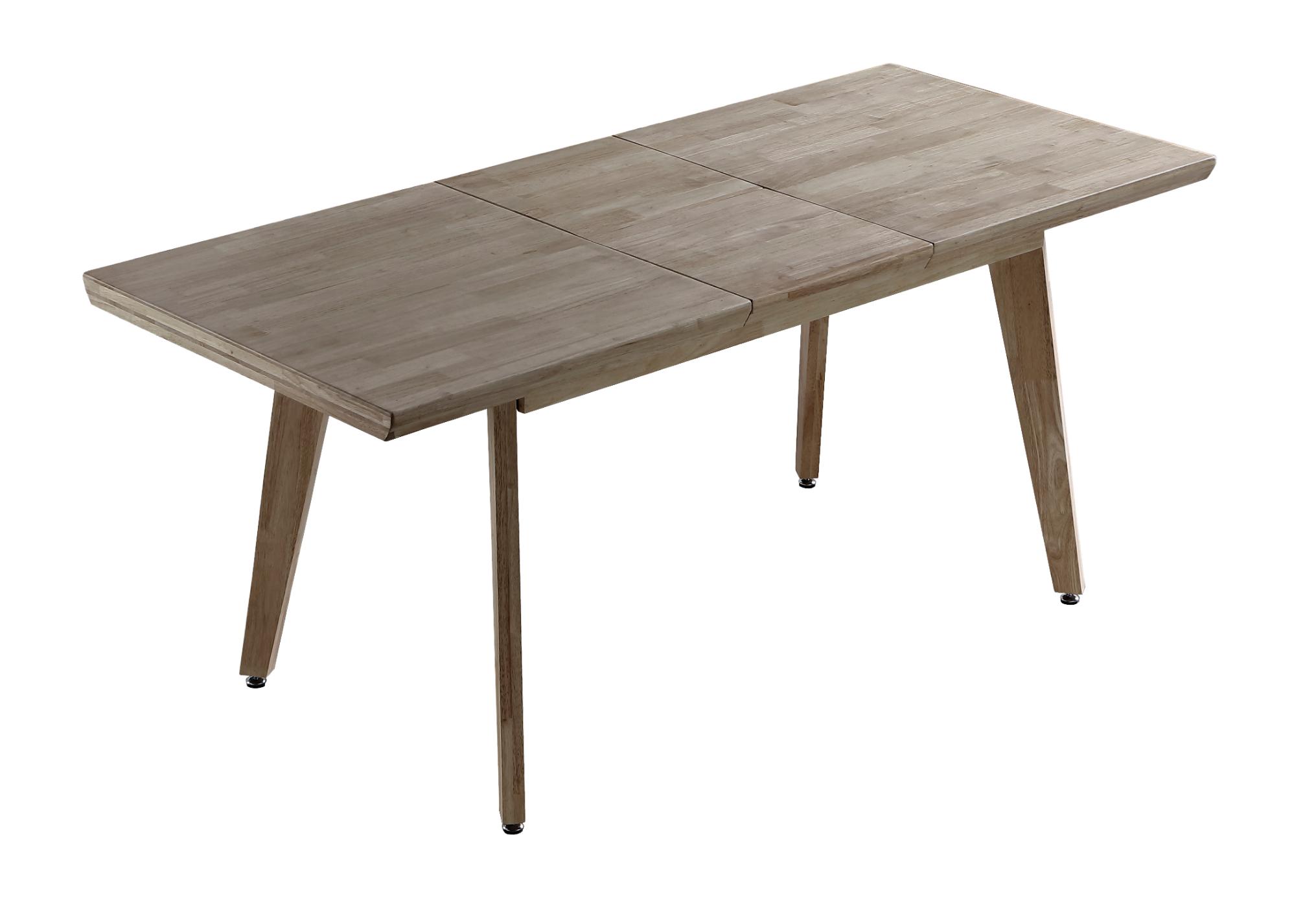 Mesa de comedor de madera de roble EXTENSIBLE HONEY-2