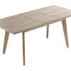 Mesa de comedor de madera de roble extensible-2 Mesa de comedor de madera de roble extensible-2