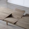 Mesa de comedor de madera de robleA EXTENSIBLE HONEY-5 Mesa de comedor de madera de robleA EXTENSIBLE HONEY-5