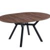 Mesa de comedor redonda extensible con guías metálicas_ext_nogal_negro-4 Mesa de comedor redonda extensible con guías metálicas_ext_nogal_negro-4
