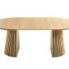 Mesa de comedor redonda extensible patas en palillería2 Mesa de comedor redonda extensible patas en palillería
