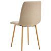 silla de comedor tapizada con costuras decorativas beige oak-4 silla de comedor tapizada con costuras decorativas beige oak-4