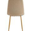 silla de comedor tapizada con costuras decorativas beige oak-5 silla de comedor tapizada con costuras decorativas beige oak-5