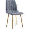 silla de comedor tapizada con costuras decorativas gris oak-1 silla de comedor tapizada con costuras decorativas gris oak-1